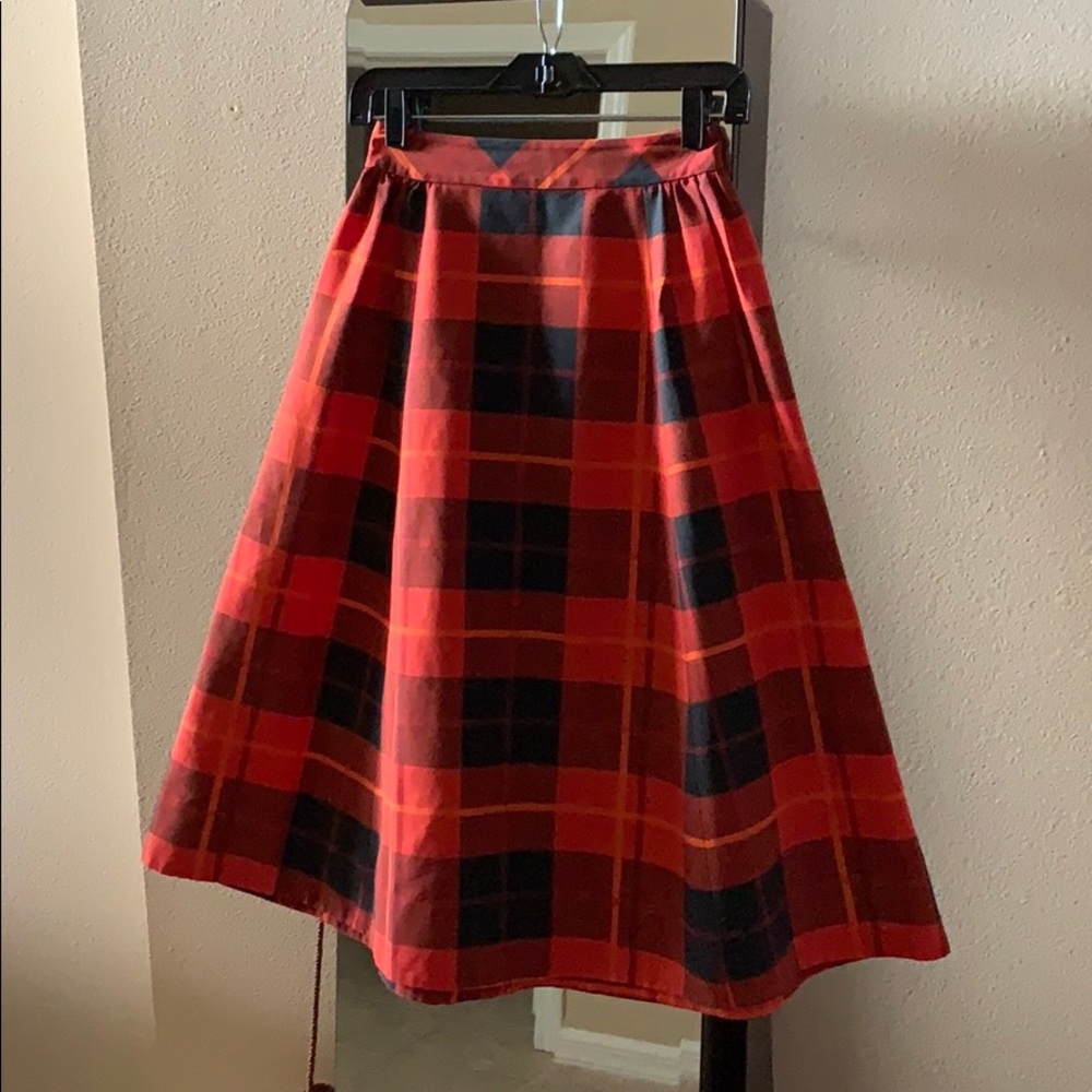 Kate Spade Check Skirt size 00
